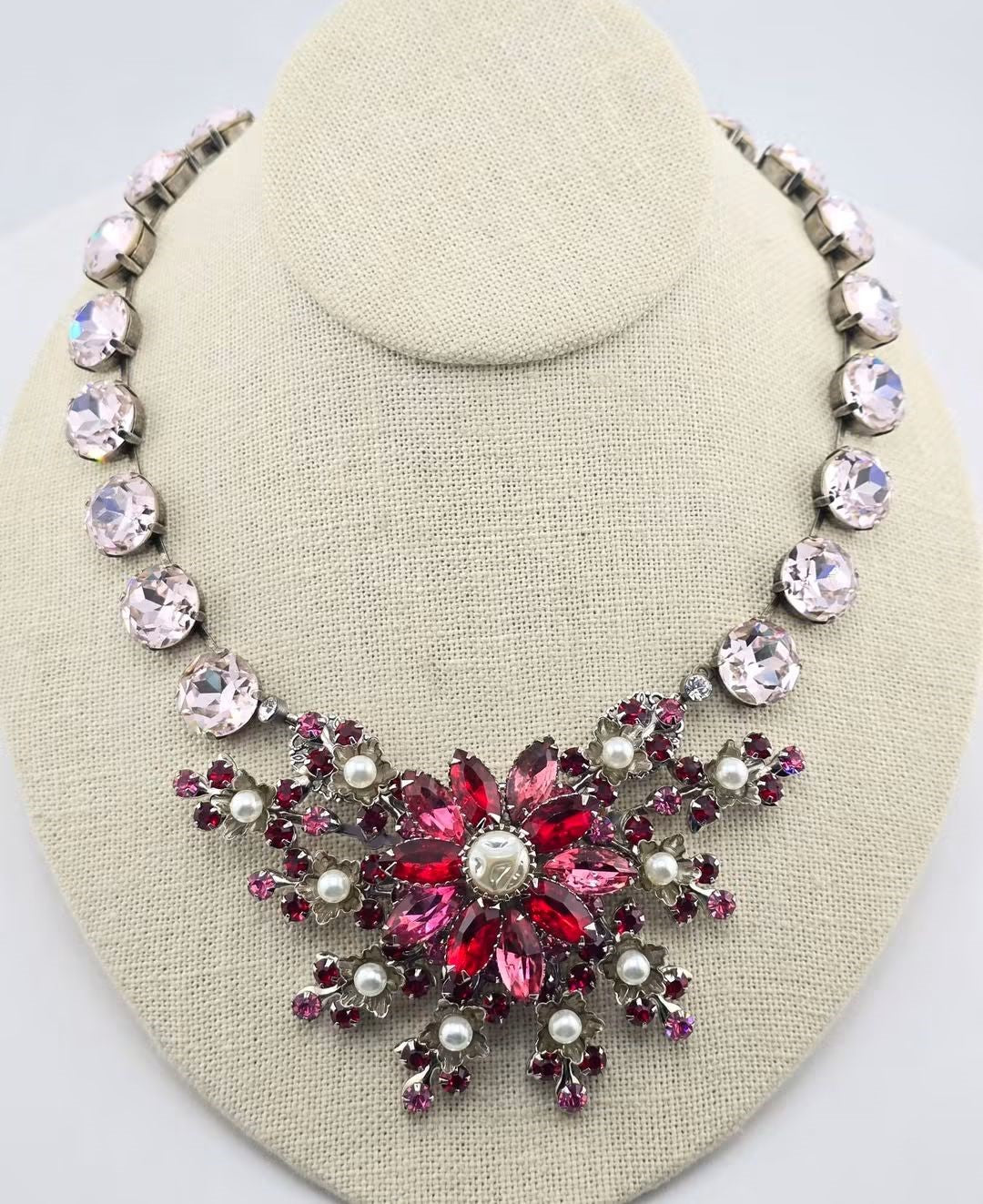 Ruby Rose Statement Necklace