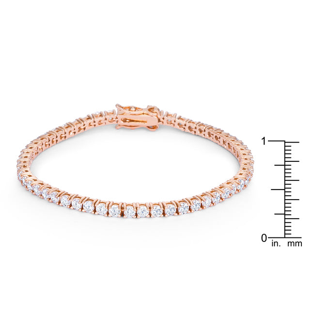 6ct Tennis Bracelet in Rose Gold