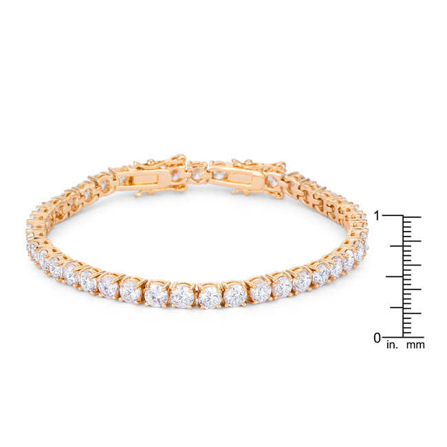 17.6ct Tennis Bracelet in Gold