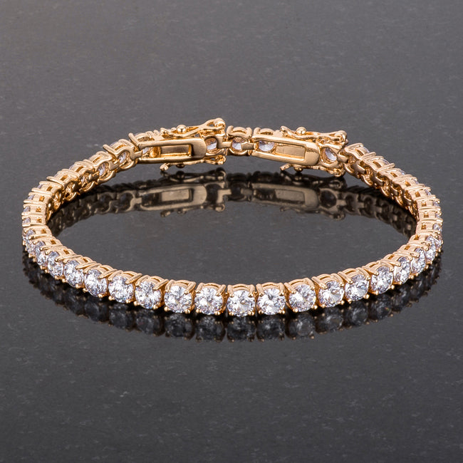 17.6ct Tennis Bracelet in Gold