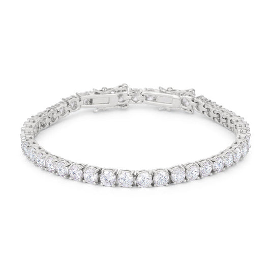 Clear Cubic Zirconia Tennis Bracelet