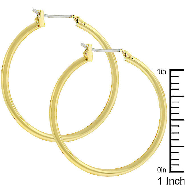 Hoop Earrings in Gold