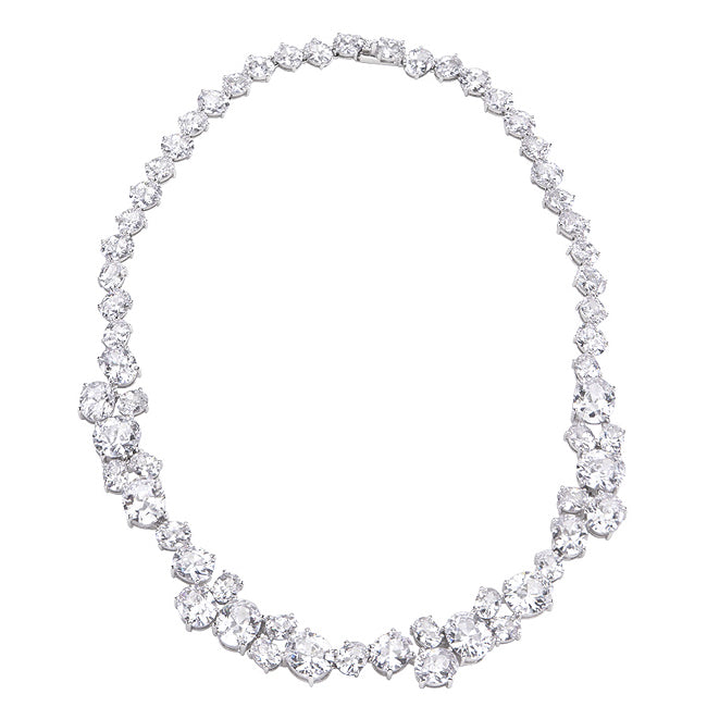 Glamorous Crystal Statement Necklace