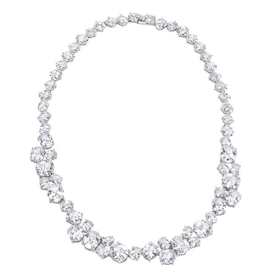 Glamorous Crystal Statement Necklace