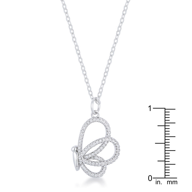 Whimsical Butterfly Pendant Necklace