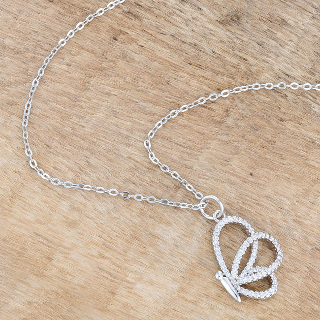 Whimsical Butterfly Pendant Necklace