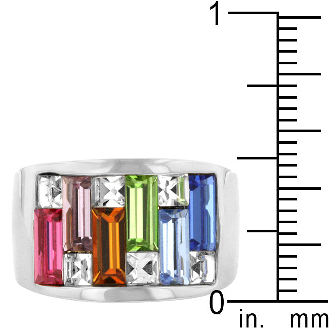 Contemporary Cubic Zirconia Ring