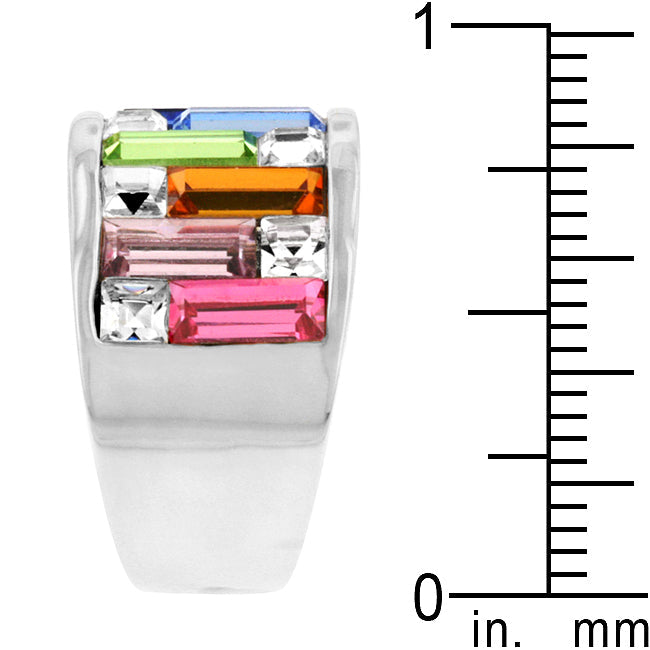 Contemporary Cubic Zirconia Ring