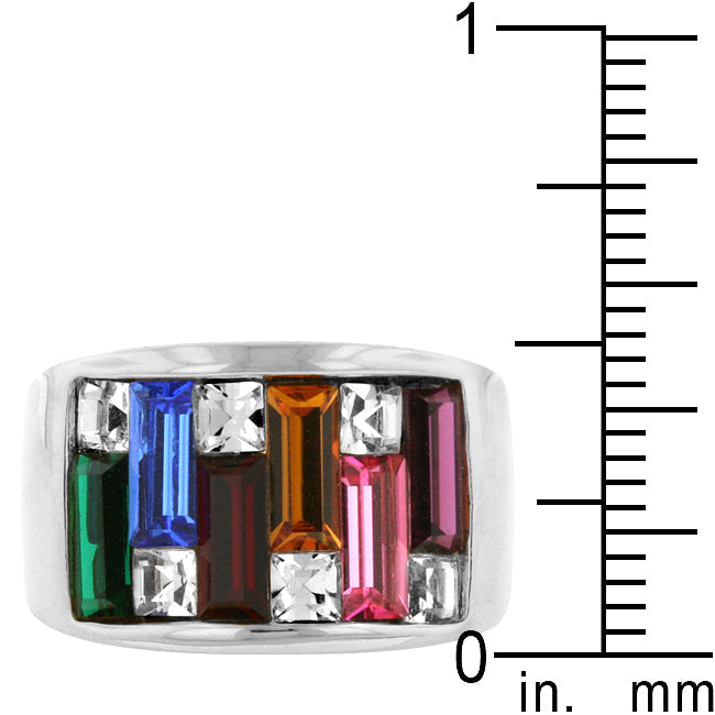 Contemporary Cubic Zirconia Ring