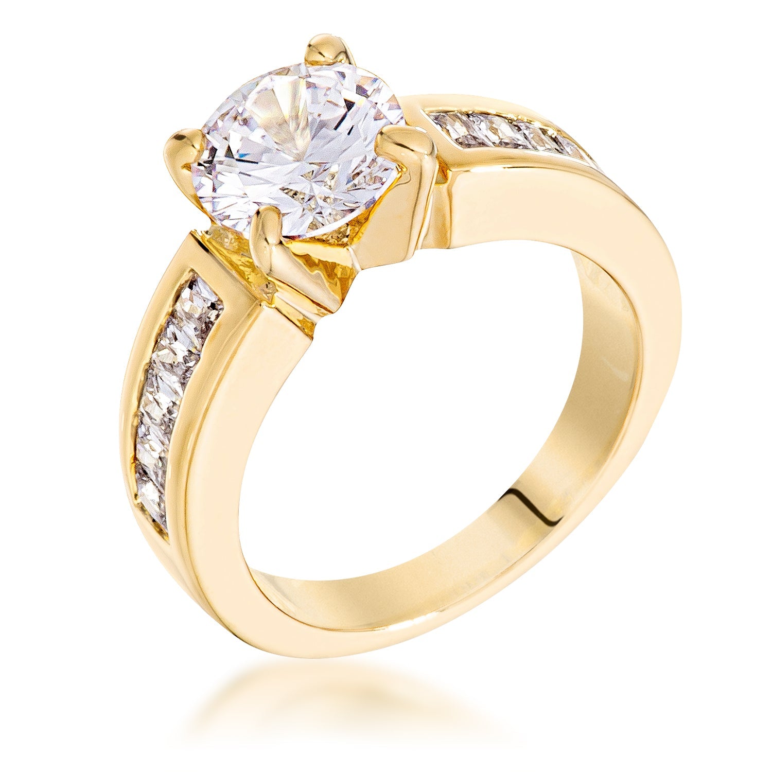 Antoinette Golden Engagement Ring