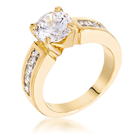 Antoinette Golden Engagement Ring