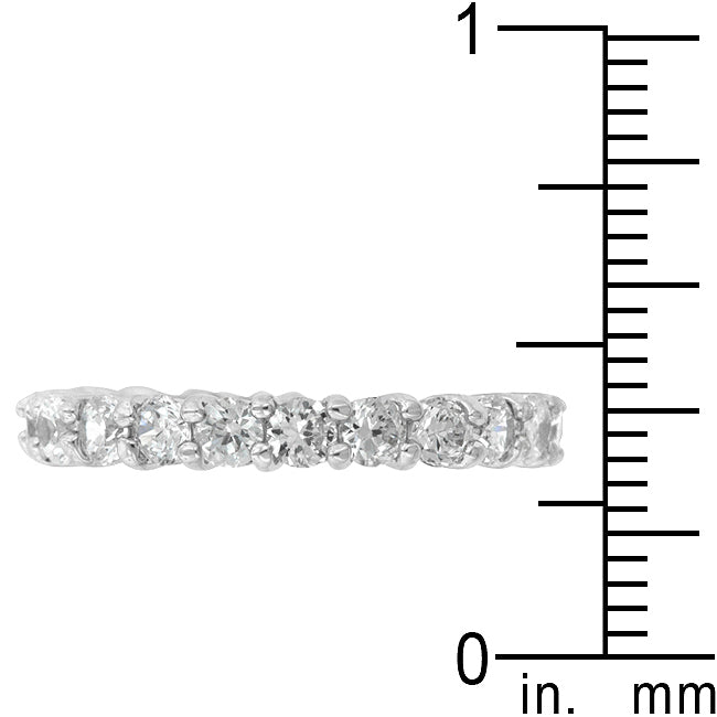 Elegant Materials: Cubic Zirconia Ring