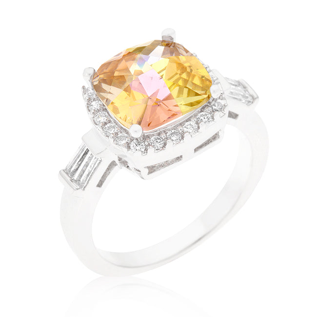 Elegant Materials: Cubic Zirconia Ring