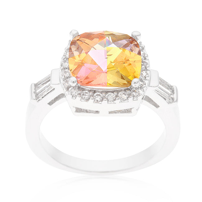 Elegant Materials: Cubic Zirconia Ring