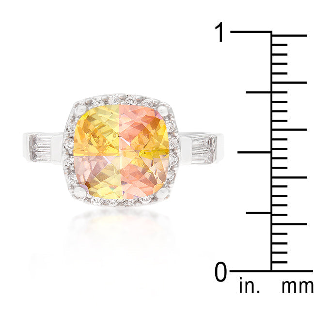 Elegant Materials: Cubic Zirconia Ring