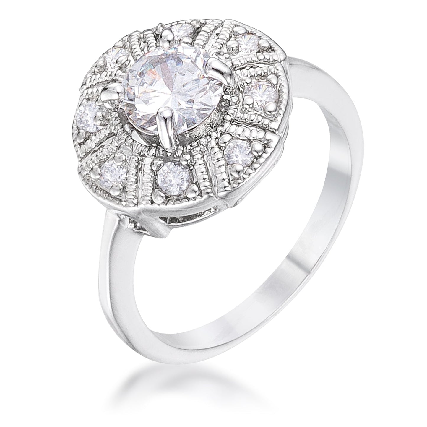 Contemporary Materials: Cubic Zirconia Ring