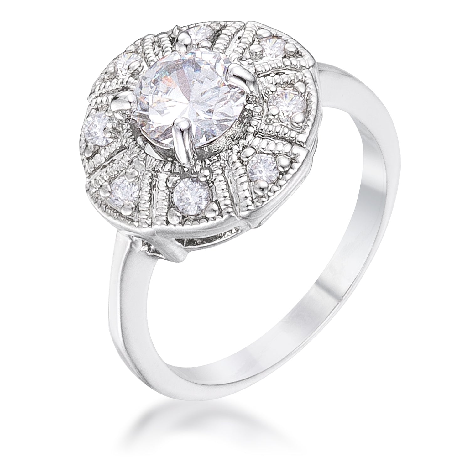 Contemporary Materials: Cubic Zirconia Ring