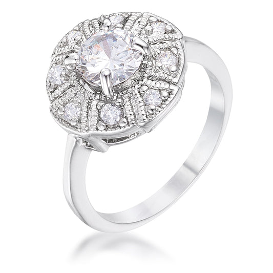 Contemporary Materials: Cubic Zirconia Ring