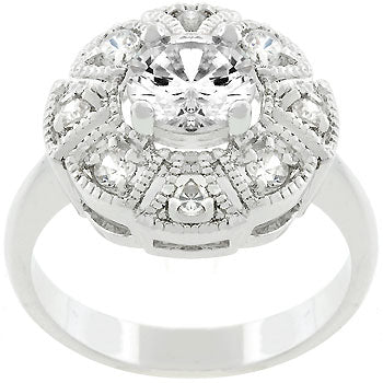 Contemporary Materials: Cubic Zirconia Ring