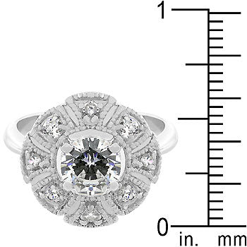 Contemporary Materials: Cubic Zirconia Ring