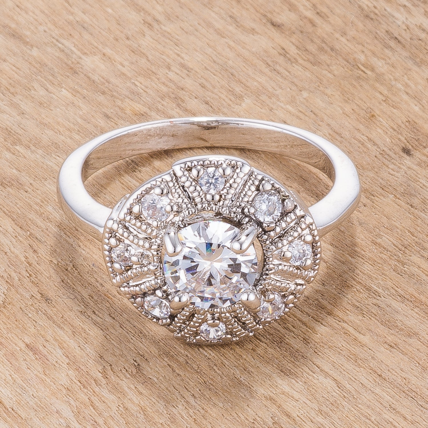 Contemporary Materials: Cubic Zirconia Ring